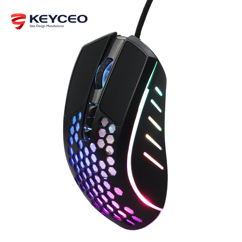 KY-M936B отверстие дизайн лучшая проводная игровая мышь 2021 11