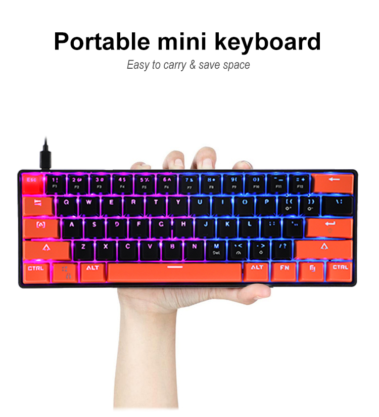 KY-MK61 keyboard mechanical keyboard for gaming with good price - KEYCEO 11