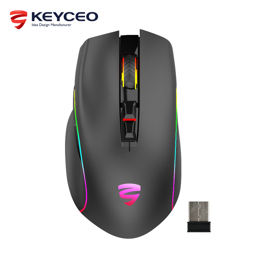 KY-M1033 2.4g RGB Işıklı Kablosuz Oyun Faresi 5