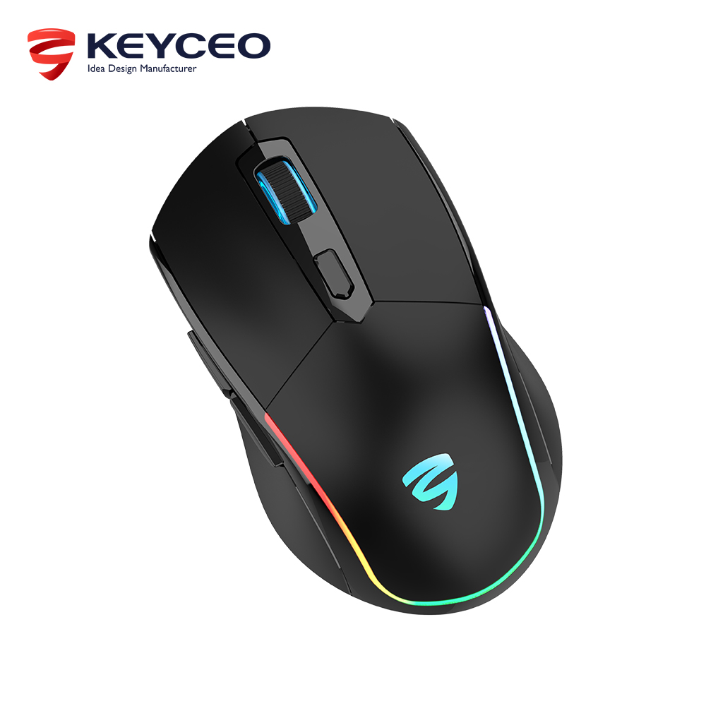 Mouse da gioco KY-M1036 Mouse ergonomico Gamer RGB Mouse da gioco luminoso retroilluminato PC ottico USB 3200 dpi IDM 6