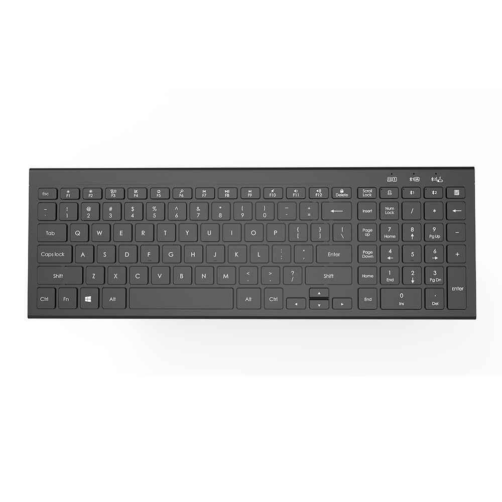 KY-X021 2.4Ghz/2.4G + BT recarregável disponível teclado de estrutura de tesoura 9