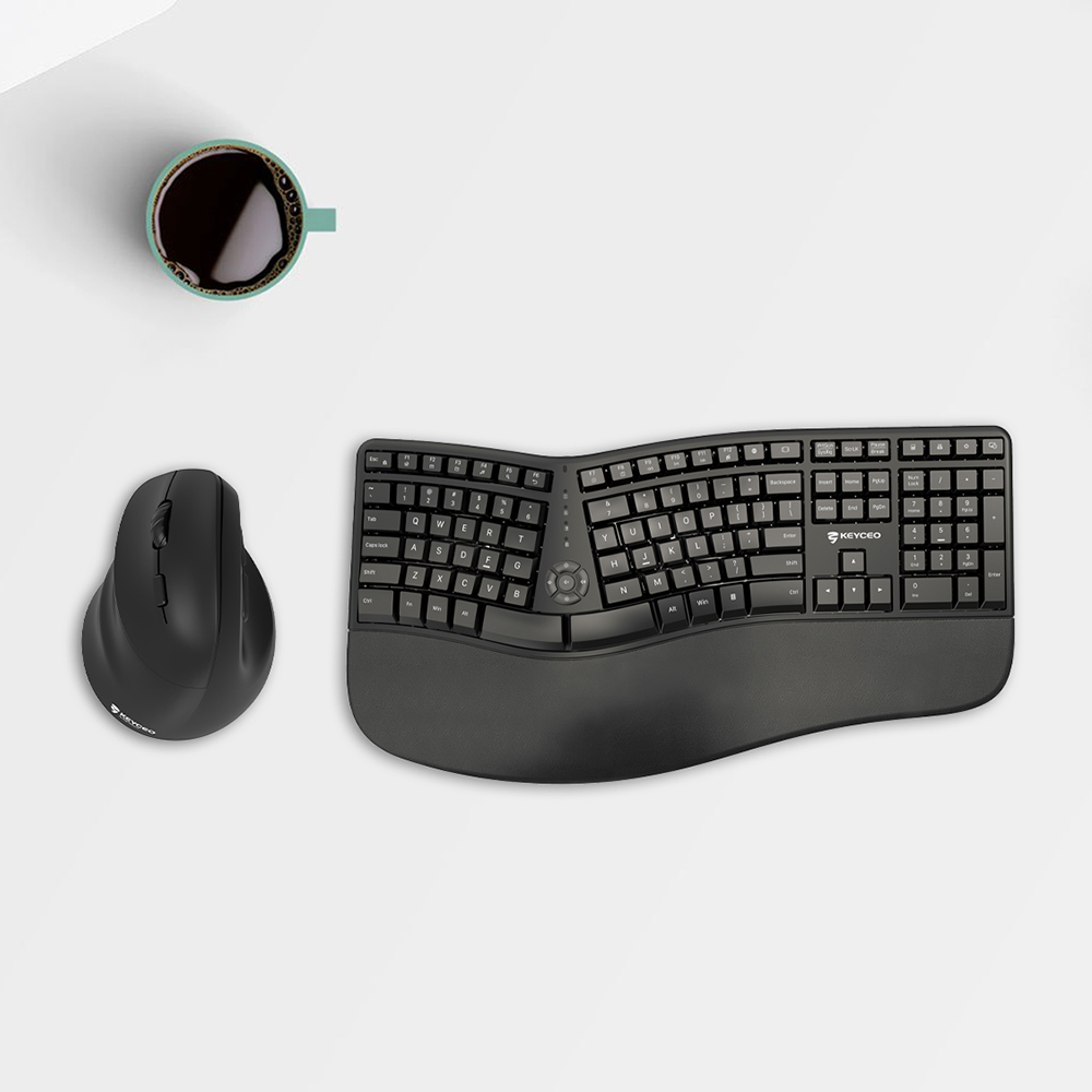 KY-ML620WR Ergonomic left Hand Vertical Mouse Reduces Wrist Fatigue Rechargeable Lift Hand Wireless Gaming Mouse 7