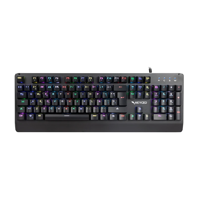 KY-MK01 herná klávesnica mechanická RGB ergonomická klávesnica 1