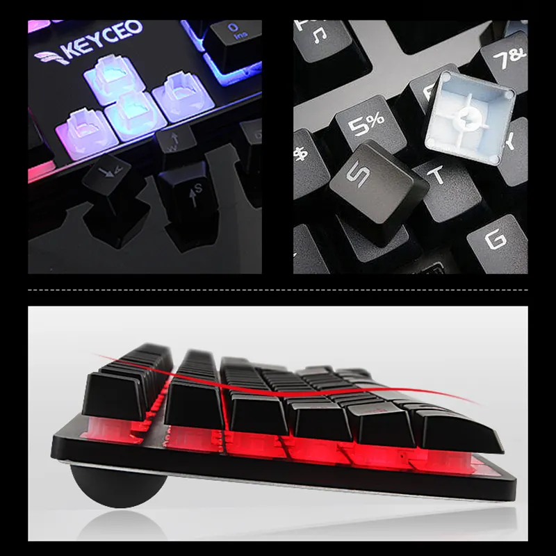 KY-K9340 367*156*40mm 3000 Gaming Keyboard Keyceo Manufacture 5