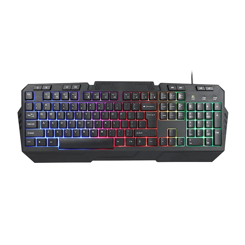 KY-K9150M USB-verkabelte Tastaturmembran 78 Tasten PBT-Tastenkappen für Gaming-Tastatur Arabisch Laptop PC 1