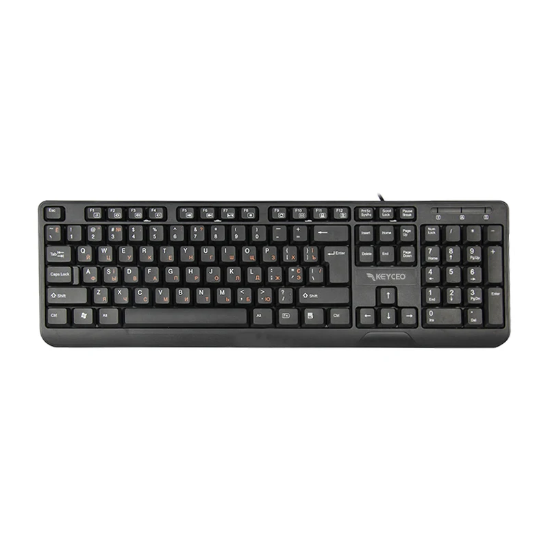 KY-K201 Popular plaid pattern top cover  design Classic Thin  office keyboard 1