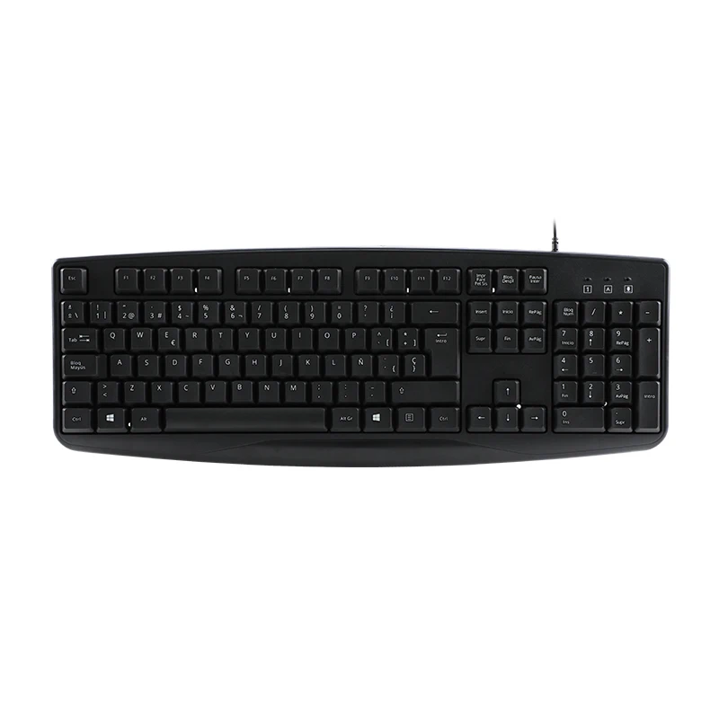 KY-K211 Silk print + UV legend wear resistance office keyboard 1