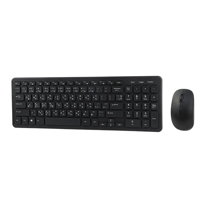 Wireless Mini Keyboard and Mouse Combo 370*126*25mm(keyboard) 106*60*33 Mm (mouse) KY-4330 Wireless Mini Keyboard and Mouse Combo Keyc... 3