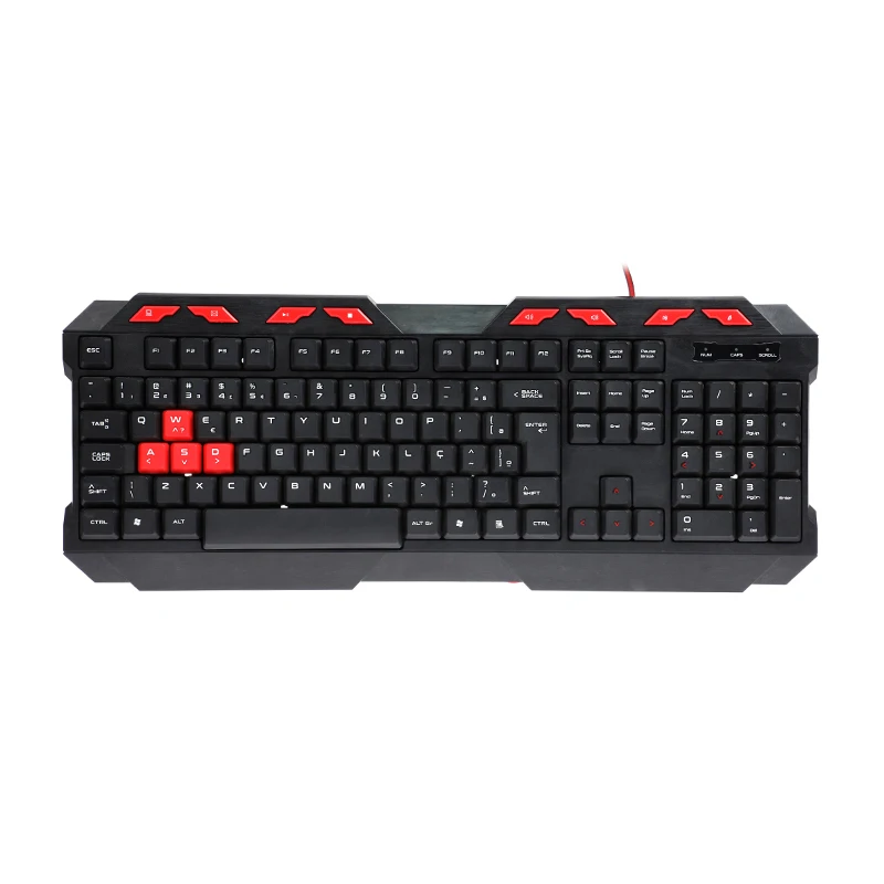KY-K608 3 pcs indicator light Smart Ergonomic fashion  office keyboard 1