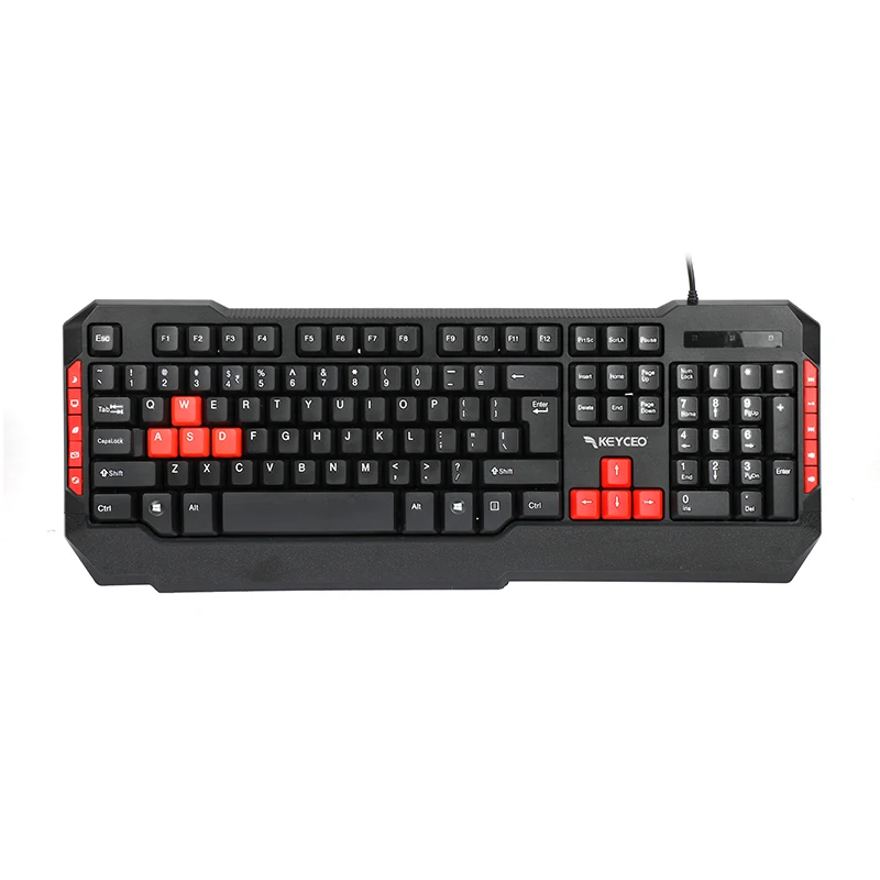KY-K615 Silk print + UV legend wear resistance office wired keyboard 1