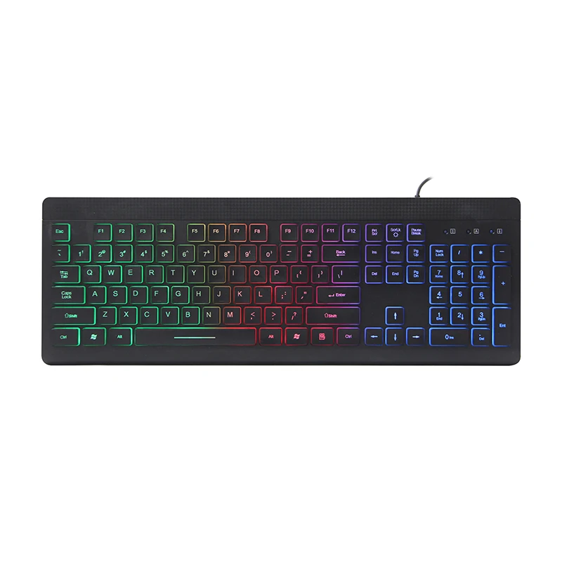 KY-K843 Ergonomic design Chocolate backlit keyboard 1