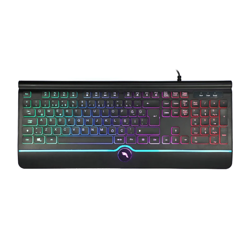 KY-K850 Ergonomic Chocolate backlit keyboard 1