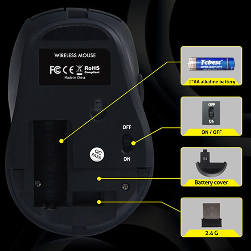 KY-R518 Best Wireless Mouse for Home Office Keyceo Brand Company 7