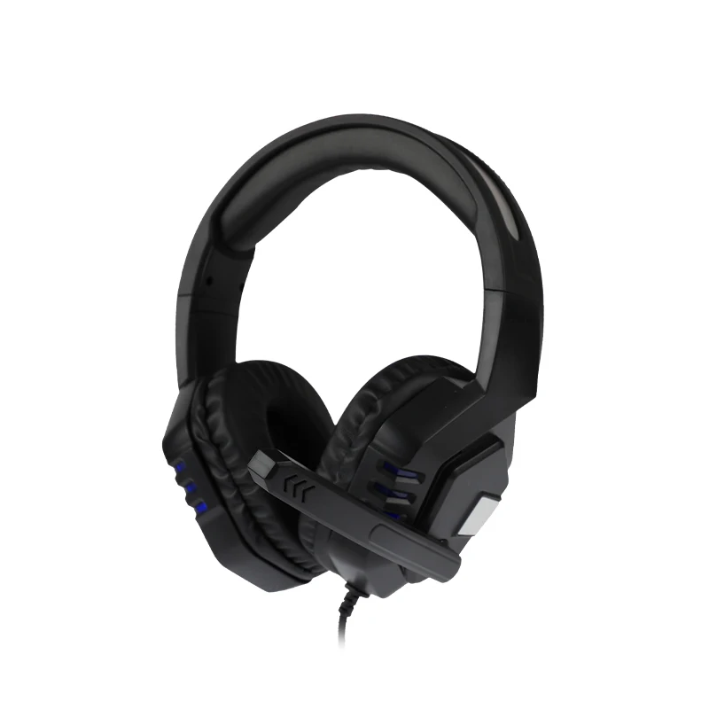 KY-H038 Rainbow backlit on the ear cup gaming headset 1