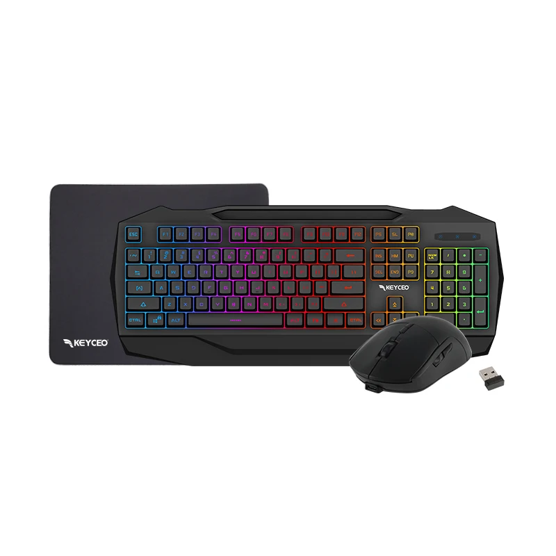 KY-7100 Teclado para telefone venda imperdível combinação de teclado e mouse conjunto de combinação de jogos sem fio conjunto de teclado e mouse para jogos 1