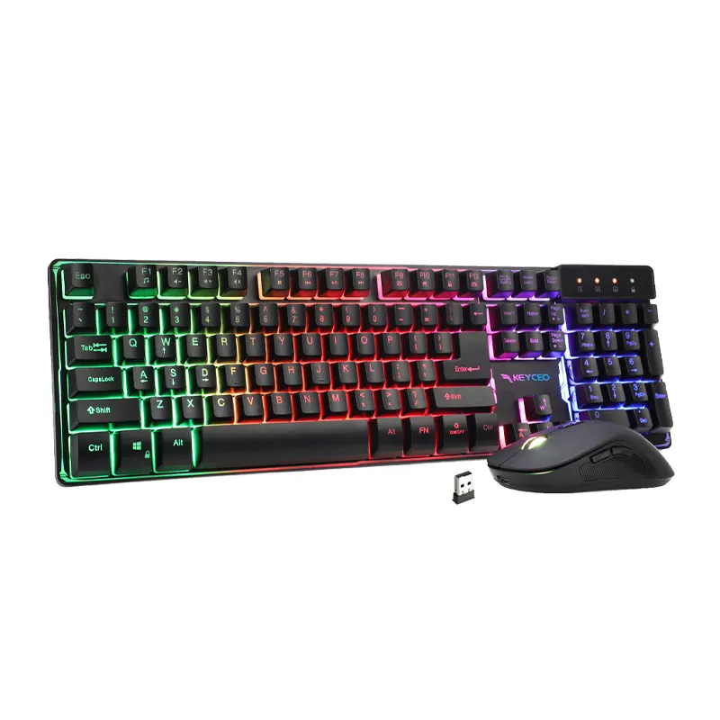 Keyceo Brand Wireless Gaming Keyboard Mouse Combo Manufacture Customizable 2