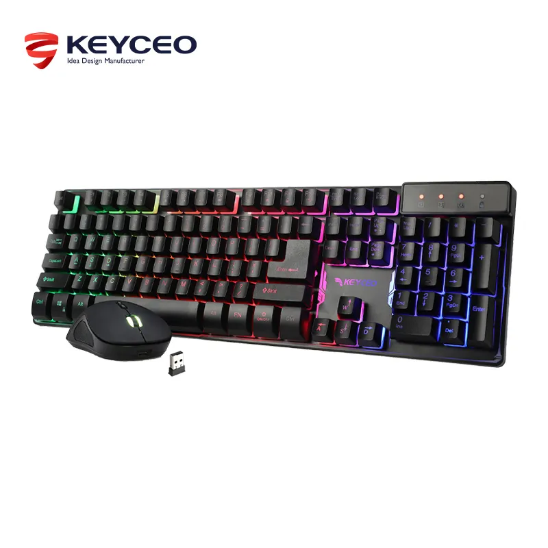 Keyceo Brand Wireless Gaming Keyboard Mouse Combo Manufacture Customizable 5