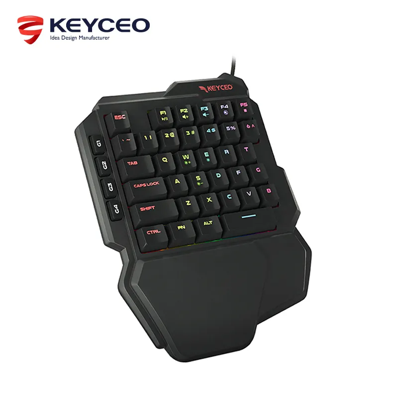 Mechanical Gaming Keyboard with Macro Keys USB RGB and Rainbow Warranty Keyceo 4