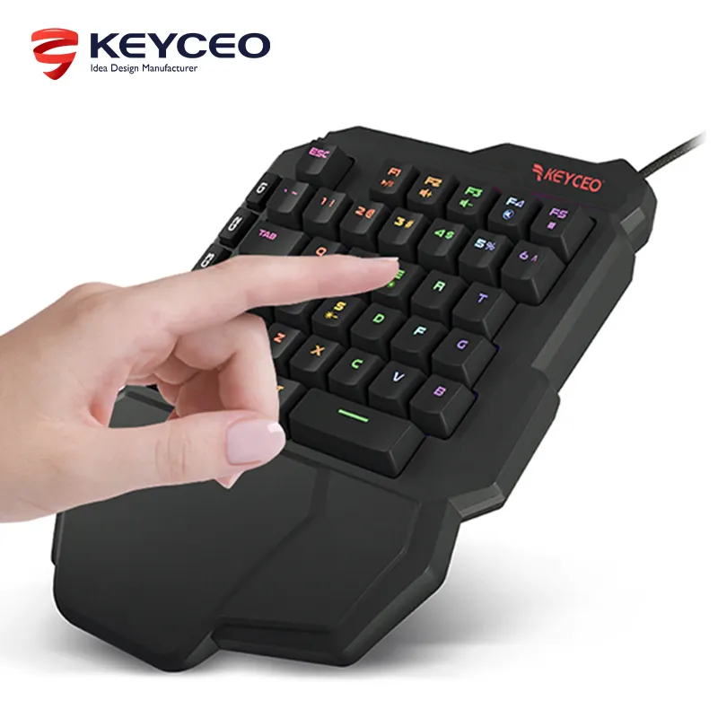 Mechanical Gaming Keyboard with Macro Keys USB RGB and Rainbow Warranty Keyceo 3