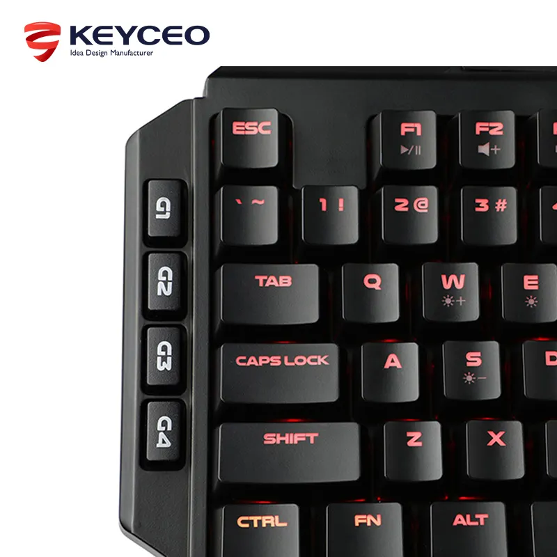 Mechanical Gaming Keyboard with Macro Keys USB RGB and Rainbow Warranty Keyceo 5