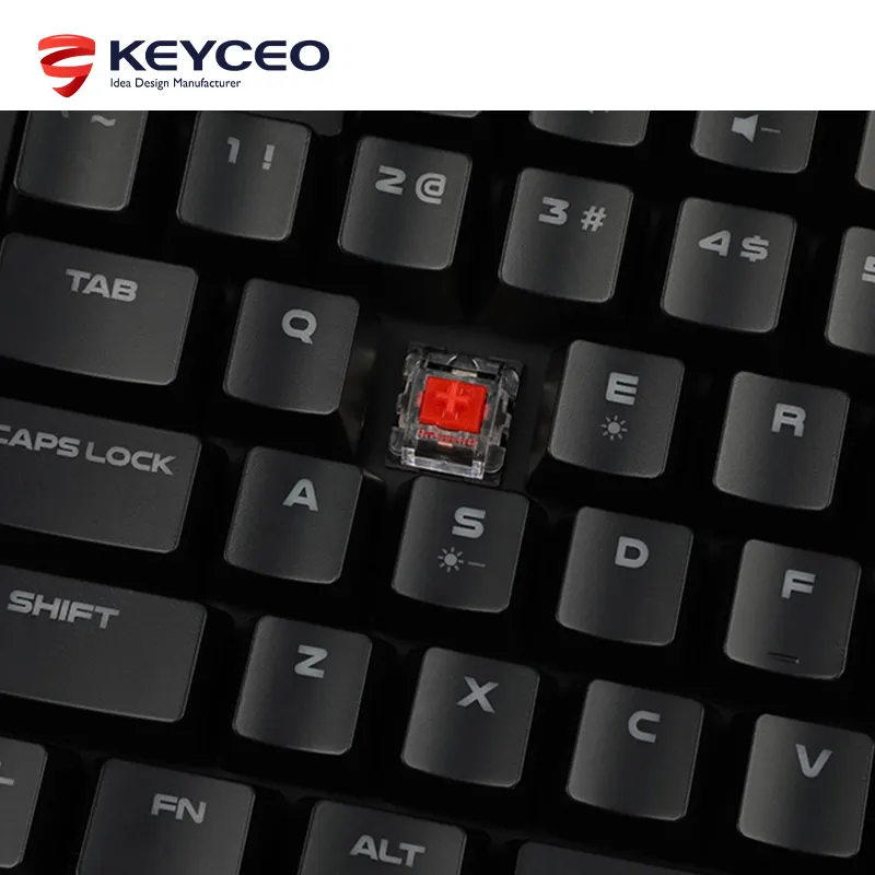 Mechanical Gaming Keyboard with Macro Keys USB RGB and Rainbow Warranty Keyceo 6