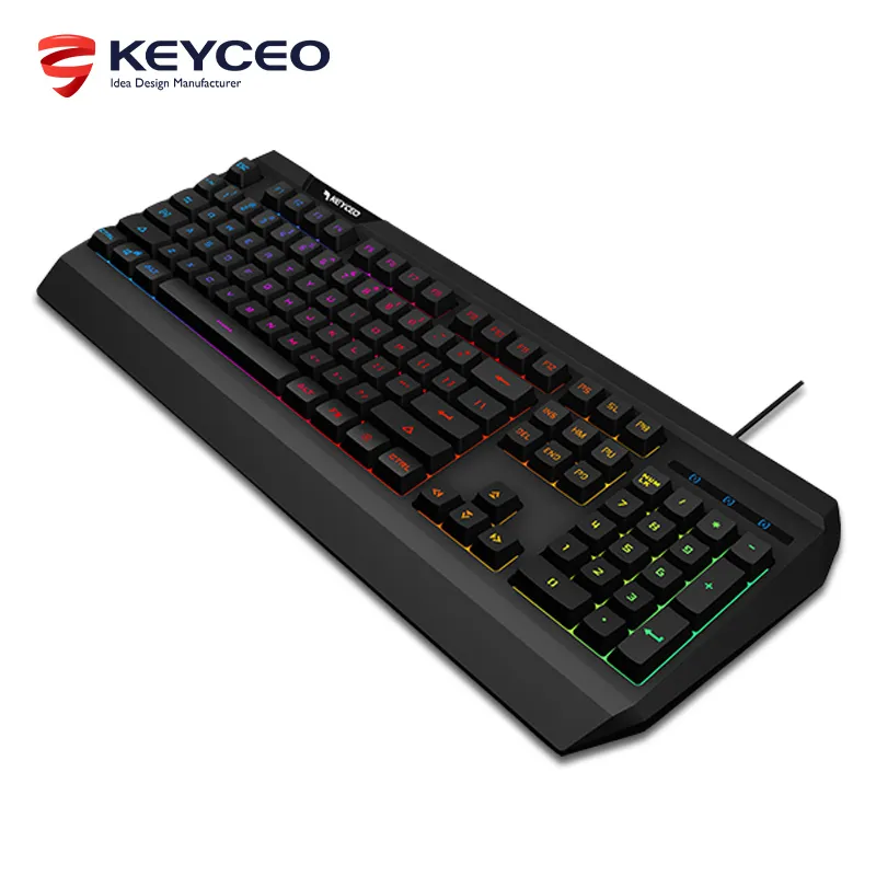 Keyceo Brand Gaming Keyboard Europe 468*185*33mm Rainbow and RGB Different Color 7