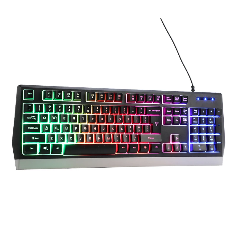 KY-K9260 RGB Wired Membran Gaming Tastatur Computer 12 PCS Multimedia-Tasten Ergonomische Tastatur 1