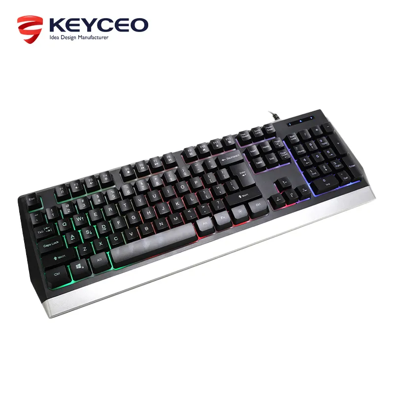 Silent Gaming Keyboard 465*165*35mm Support All the Languange Keyceo 5