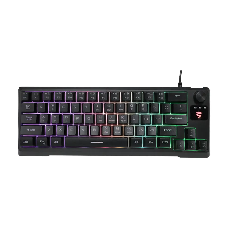 KY-K9964 Gaming keyboard is 64  Keys Multi Color RGB Illuminated LED Backlit Wired keyboard 1