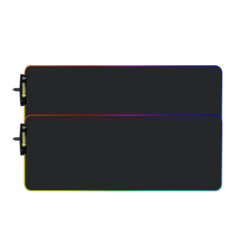 KY-P043 RGB Soft gaming Mouse pad 15 kind of backlit 2.0 USB HUB for charger and date transfer custom 1