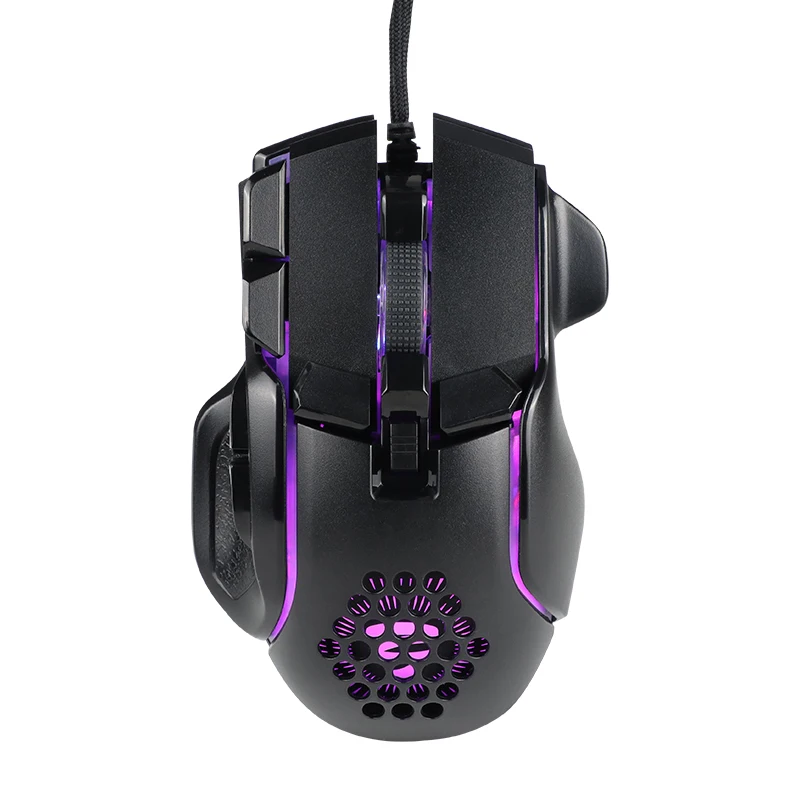 KY-M1026 Factory Direct China Custom Gaming Mouse manufacturer Rgb Backlit Professional Gaming Mouse Sensor 12800DPI Support software 1