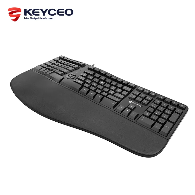 Keyceo Brand Best Wired Keyboard for Office Work Bluetooth/wired/wireless 485x255x47mm KY-K880 5