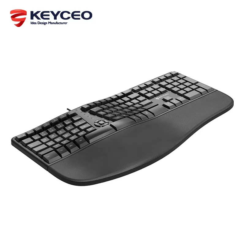 Keyceo Brand Best Wired Keyboard for Office Work Bluetooth/wired/wireless 485x255x47mm KY-K880 4