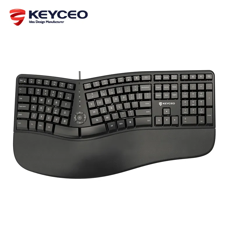 Keyceo Brand Best Wired Keyboard for Office Work Bluetooth/wired/wireless 485x255x47mm KY-K880 2