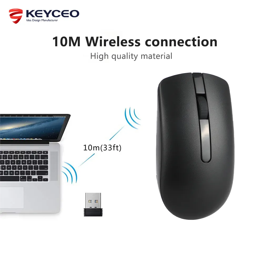 Slim Wireless Keyboard and Mouse Slim Wireless Keyboard and Mouse Keyceo Brand 3