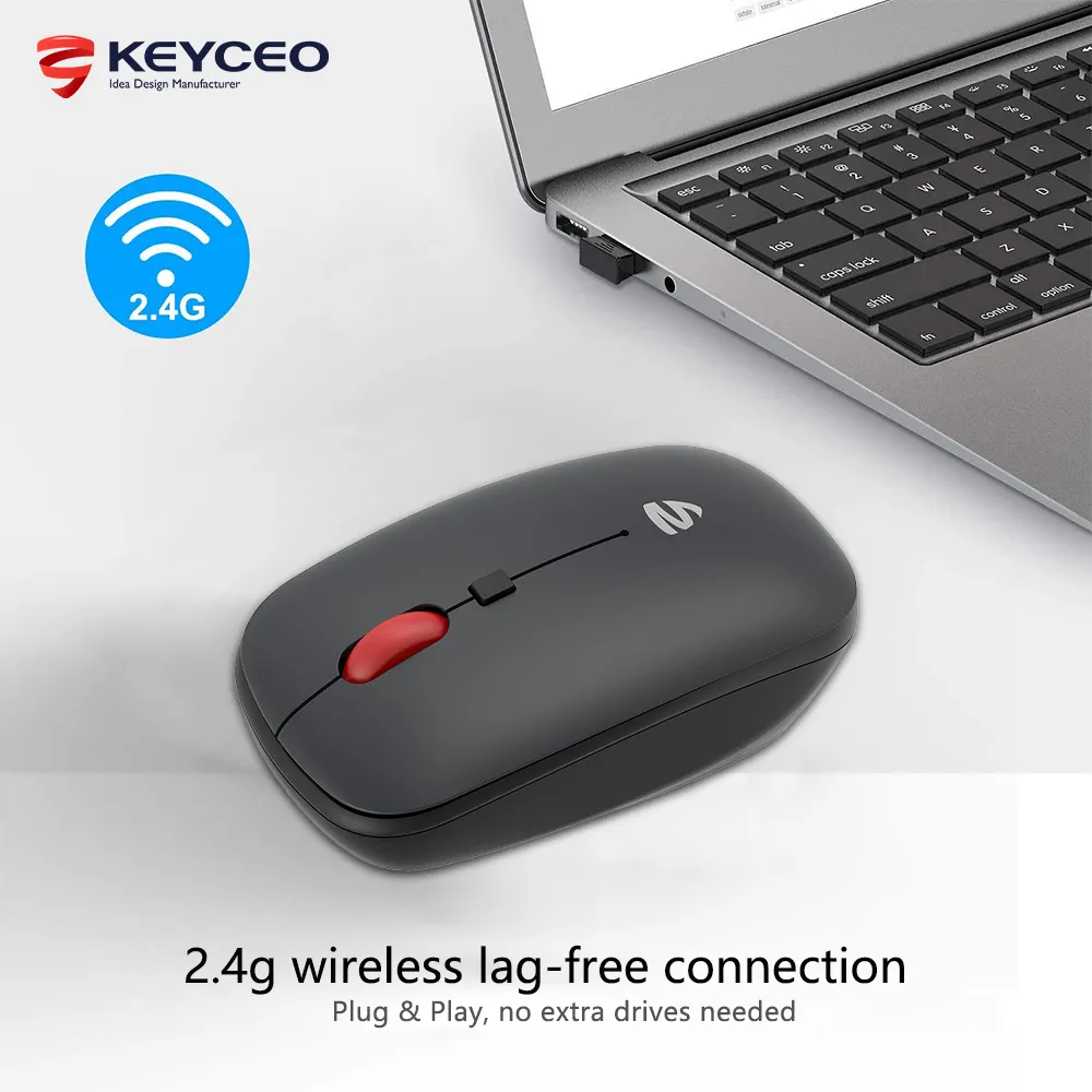 Quality Keyceo Brand Slim Wireless Keyboard and Mouse 2