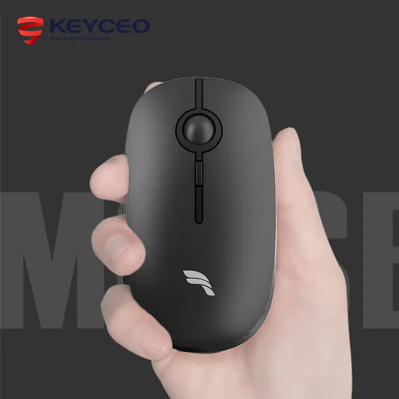 Quiet Wireless Keyboard and Mouse Keyceo 5