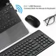 Quiet Wireless Keyboard and Mouse Keyceo 4