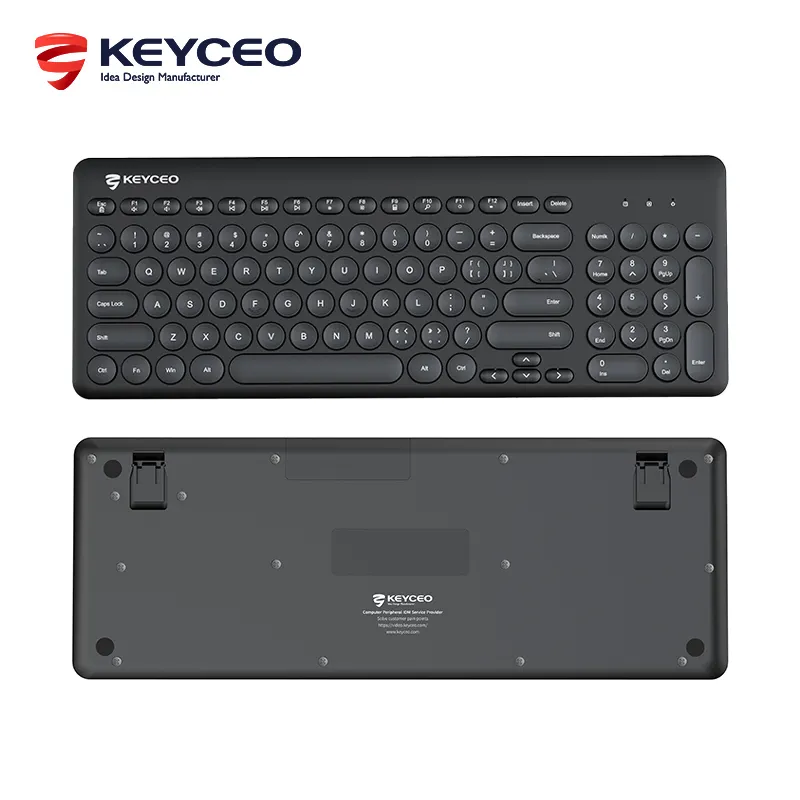 Quiet Wireless Keyboard and Mouse Keyceo 2