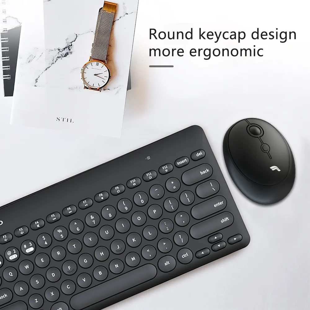 Thin Wireless Keyboard and Mouse by Keyceo 3