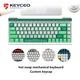 Wireless Mechanical Keyboard for Gaming Keyceo Brand Wired + 2.4G Wireless + Bluetooth 2