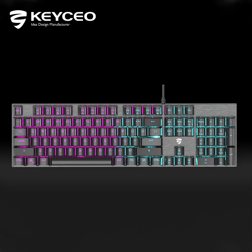 Mechanical Gaming Keyboard Pink Keyceo Company 6