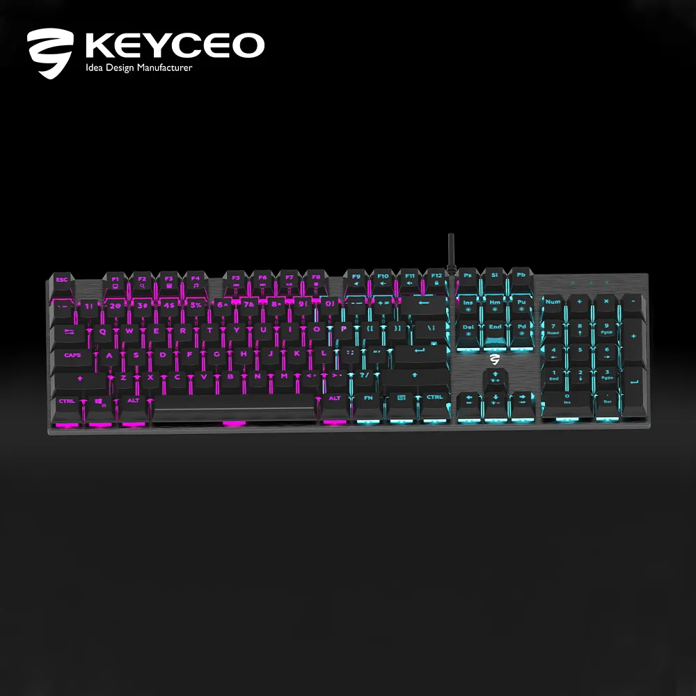 Mechanical Gaming Keyboard Pink Keyceo Company 4