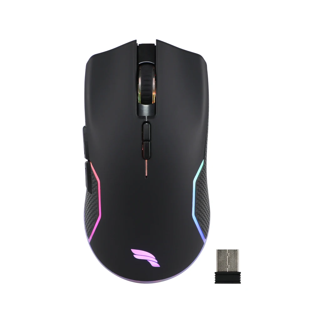 Mouse da gioco KY-M1036 Mouse ergonomico Gamer RGB Mouse da gioco luminoso retroilluminato PC ottico USB 3200 dpi IDM 1