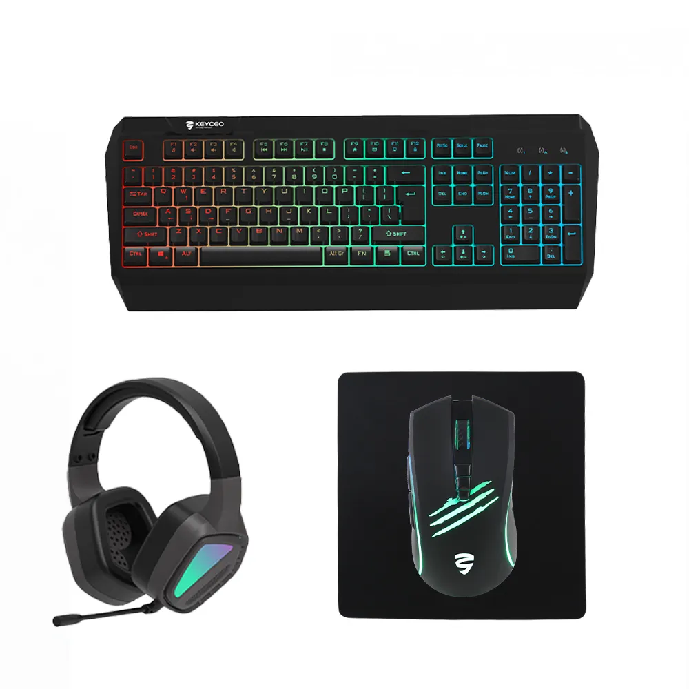 Keyceo Brand Keyboard and Mouse Wireless Gaming Support All the Languange Different Color DPI: 800-1200-1600-2400DPI Supplier 2