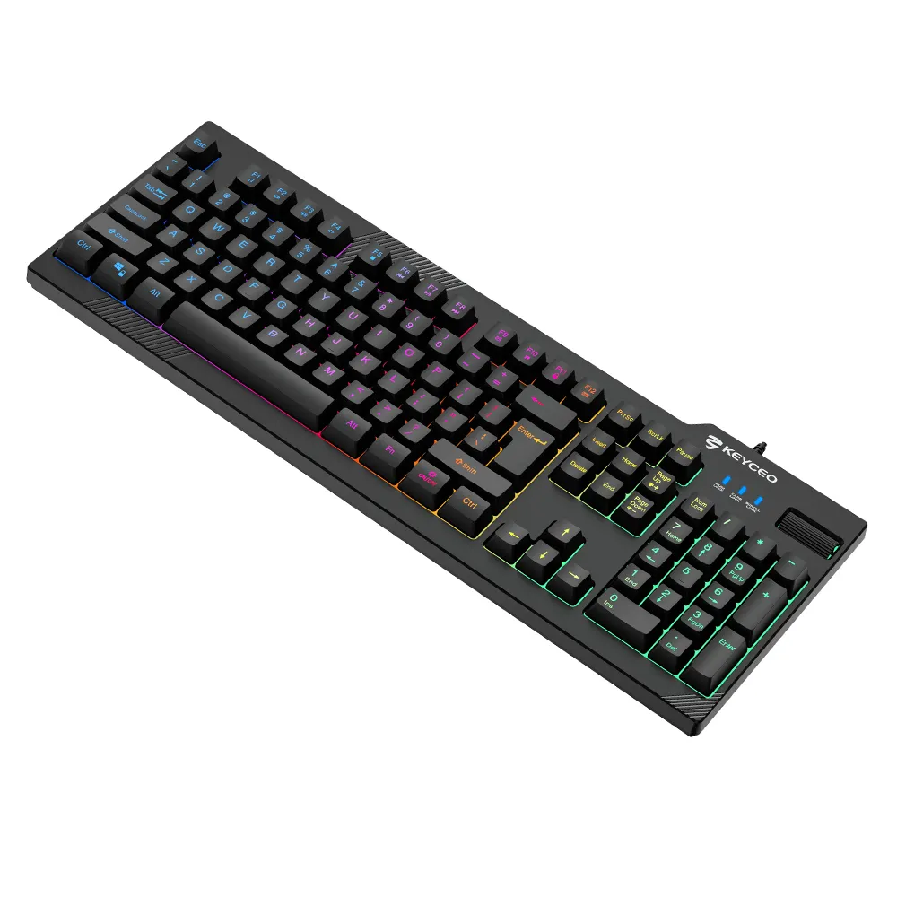 Keyceo Best Budget Membrane Gaming Keyboard Brand KY-K9330 Yes Custom 4