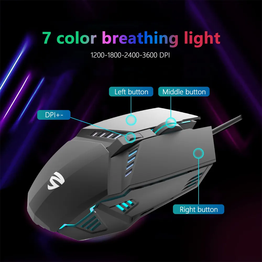 Hot Wireless Gaming Keyboard and Mouse Combo Other Support All the Languange Keyceo Brand 4