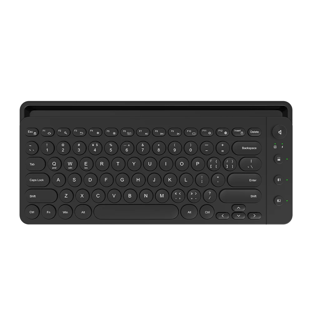 KY-K872 Kabellose Bürotastatur, 83 Tasten, U-förmige Nut, runde Tastenkappe, Computer, kompaktes Design 1