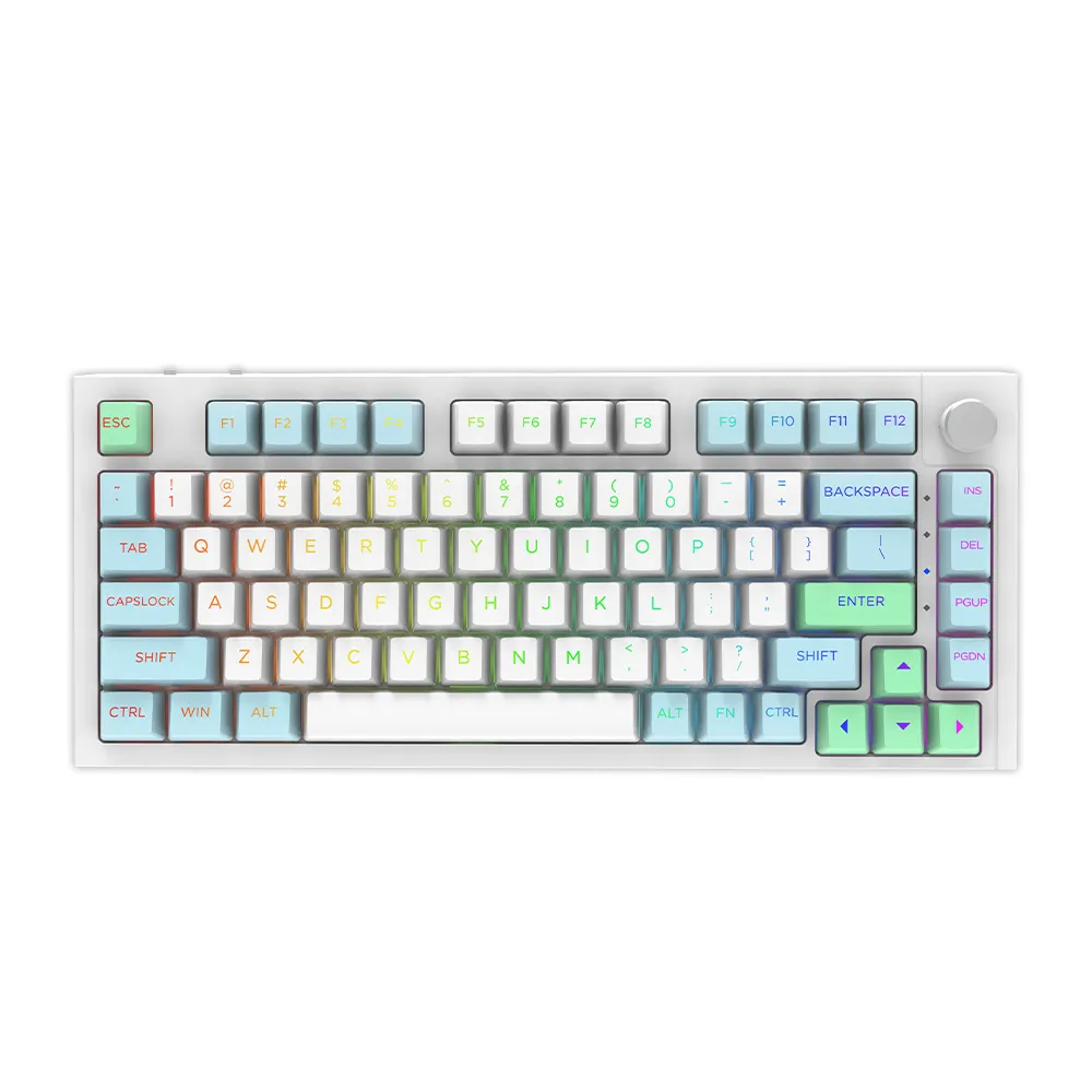 Wireless Mechanical Keyboard for Gaming Keyceo Brand 333*143*43mm RGB 867 Manufacture 2