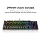 Why Mechanical Keyboard for Gaming Keyceo Brand,Rainbow Backlit 4